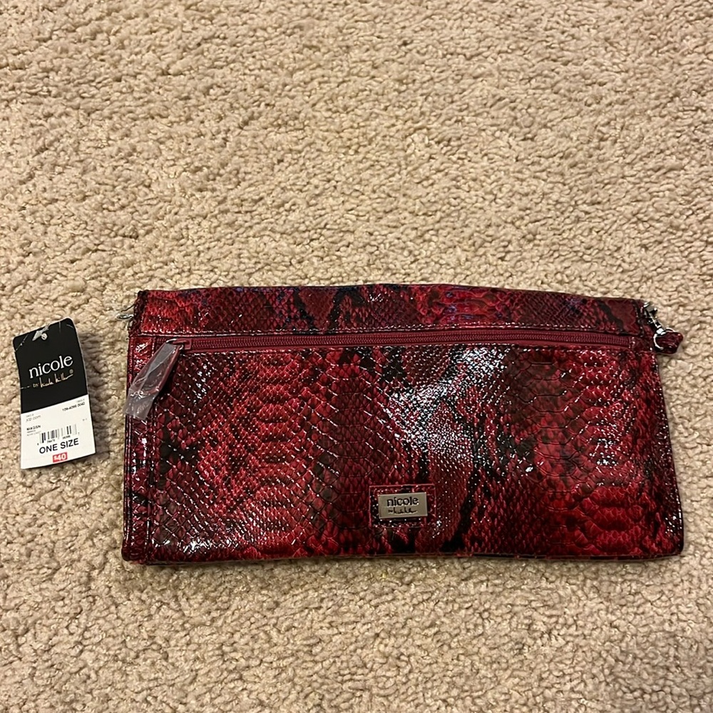 NWT: Nicole Miller Bag Snakeskin
